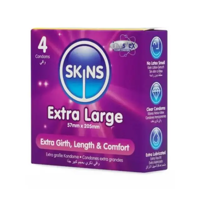 Skins Προφυλακτικά Extra Large 4τμχ