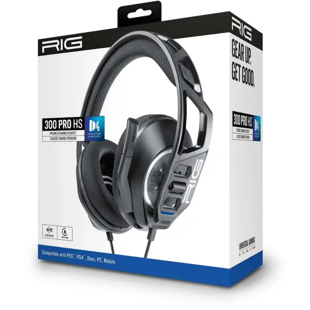 Nacon Gaming Ακουστικά RIG 300 Pro HS Black Headset (PS5/PS4) 3