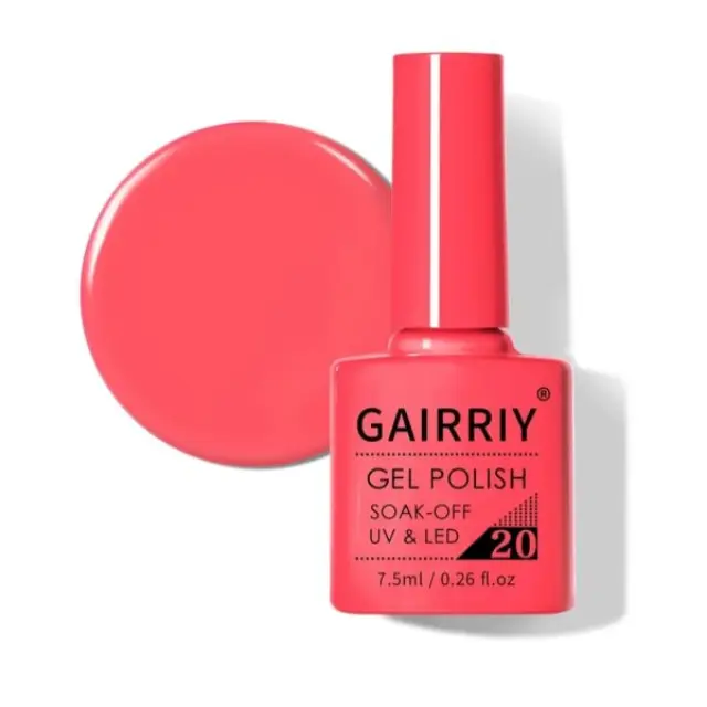 Ημιμόνιμο επαγγελματικό βερνίκι GAIRRIY 7.5ML - 0.26FL.OZ 20