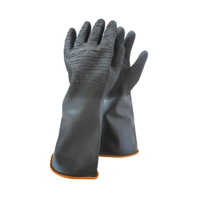 ΓΑΝΤΙΑ ΒΙΟΜΗΧΑΝΙΚΑ ΑΠΟ LΑΤΕΧ 220gr 45cm ERGO 8000-041 Μαύρο
