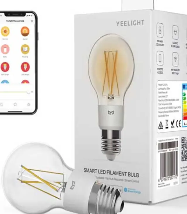 Yeelight Smart LED Filament Bulb Θερμο Λευκο - E27 (YLDP12YL)