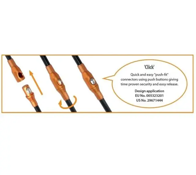 Rodstation Super Εύκαμπτη Ράβδος Πράσινη 1Μ 8mm 2