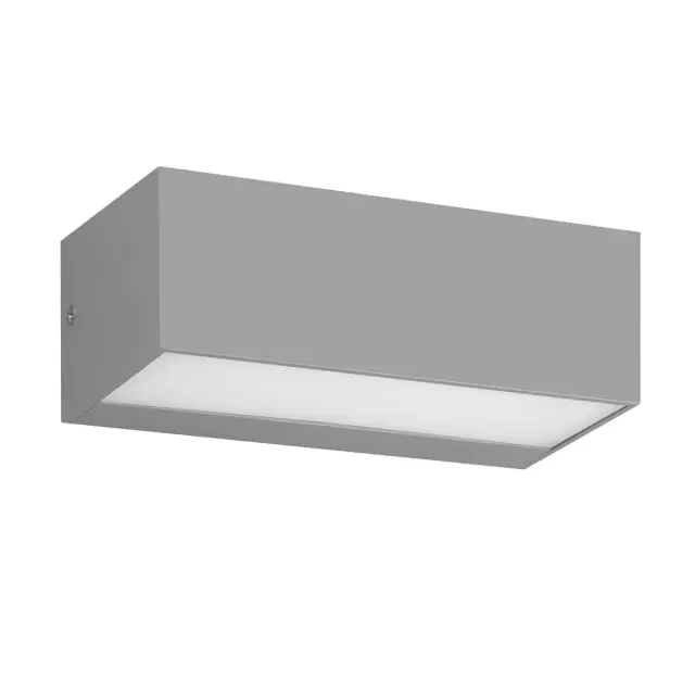 Pam Φωτιστικό Led τοίχου Up/down 12W 4000K IP65 23x9x10.1cm γκρι Γκρί