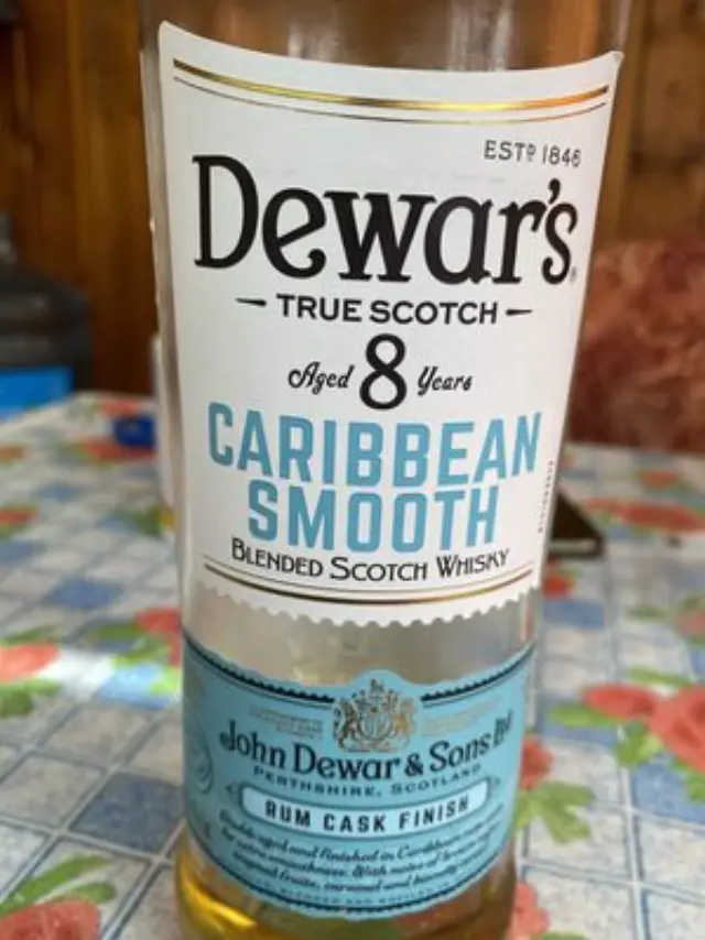 DEWAR S CARIBBEAN SMOOTH 8 YEARS AGED BLENDED WHISKY 700ML