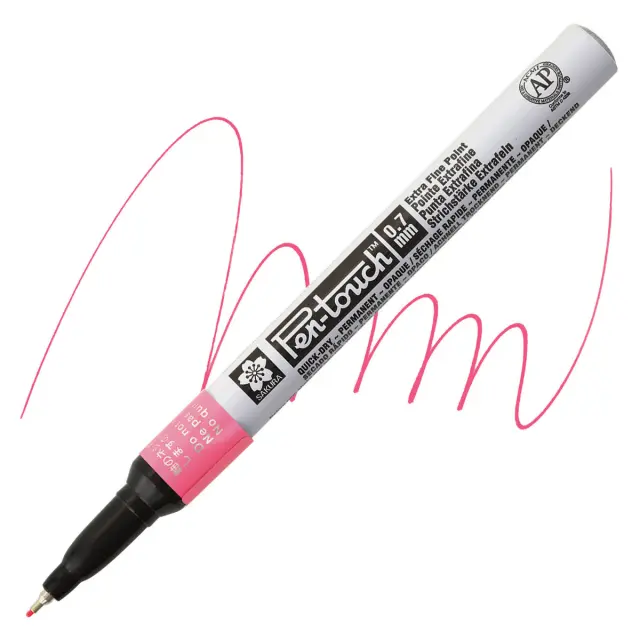 Μαρκαδόρος Sakura Pen-Touch, 0.7mm Extra Fine - Fluo Pink