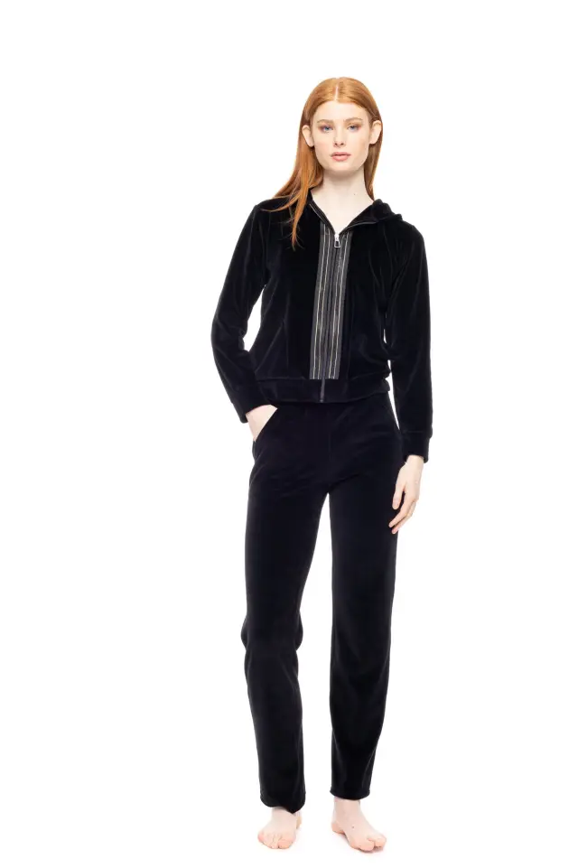 W1863 - Sand - TRUCKSUIT VELVET GOLD DETAIL
