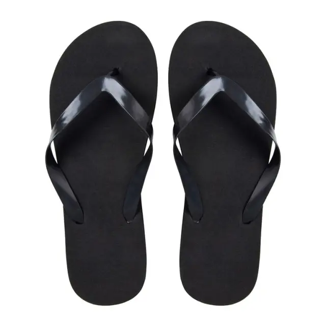 SLIPPERS Μαύρη Παντόφλα Flip-Flop