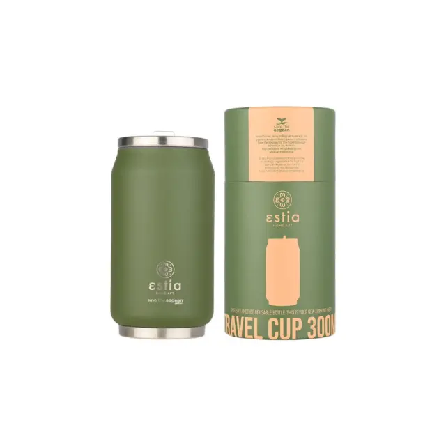Estia Θερμός Travel Cup Save The Aegean 300Ml Forest Spirit