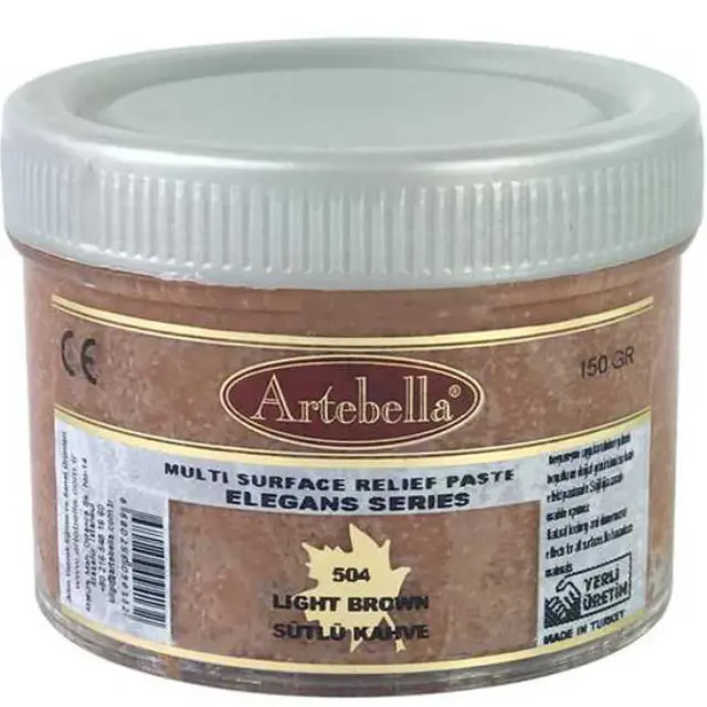 Artebella Πάστα Relief Elegance Series 504 Light Brown - 250gr