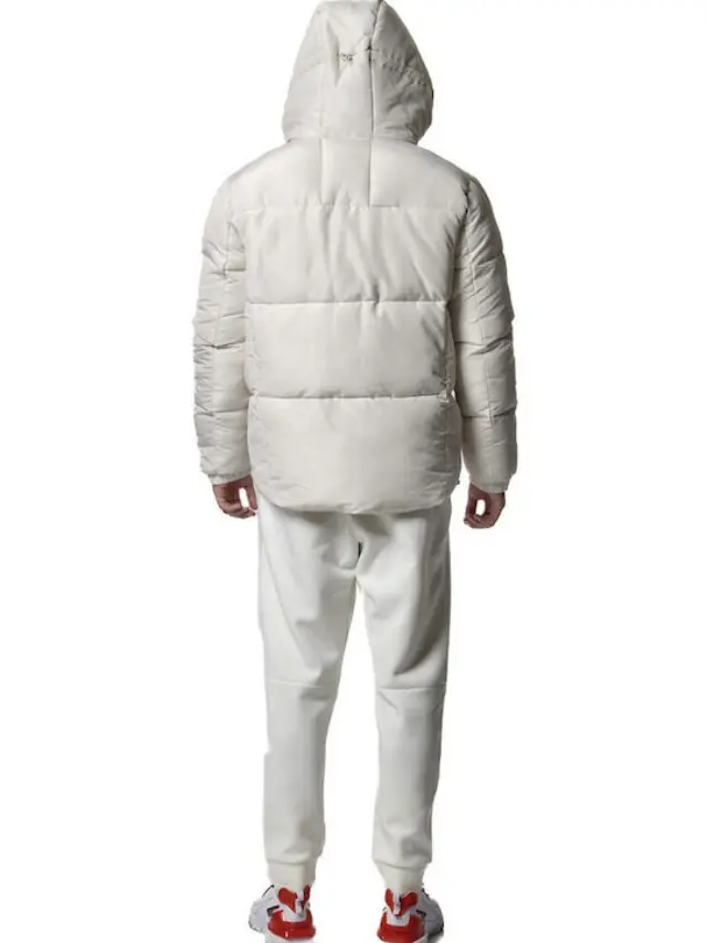 Body Action Puffer Jacket Ανδρικό Μπουφάν Sand Beige - L 3