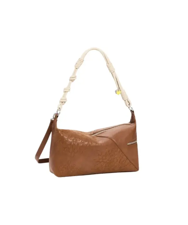Desigual - Γυναικεία Τσάντα Ώμου Sierra Huntington 26SAXPB6-6011 Καφέ 3