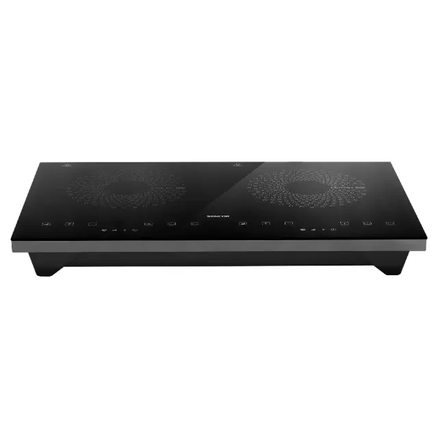 Φορητή Επαγωγική Εστία Sencor SCP 4601GY Διπλή TouchControl 3400W 12-26cm Μαύρη 3