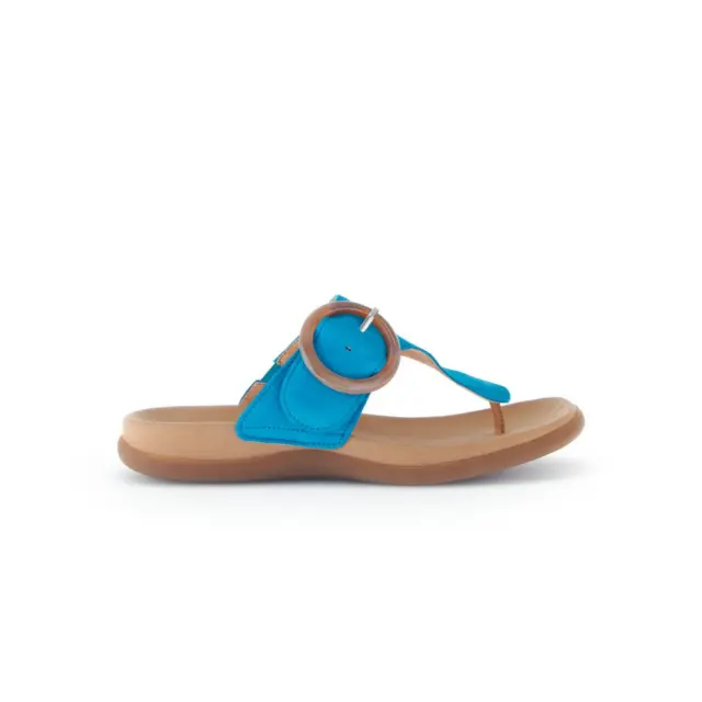 Gabor Παντόφλες Γυναικείο δέρμα Nubuck Μπλέ GAB/43701 18-LAGOON