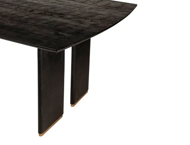 Τραπεζαρία Liber PTMD Luxury Living από Ξύλο Mango, με διαστάσεις 200x100x77cm - Black - Δεν περιλαμβάνονται οι καρέκλες 3