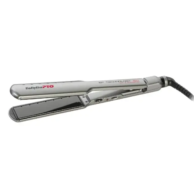 Babyliss Pro Επαγγελματική Πρέσα Μαλλιών Dry & Straighten Ασημί (BAB2073E)