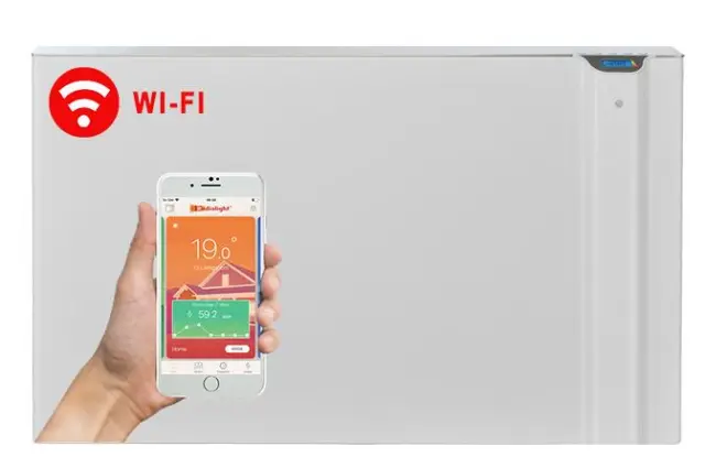 Radialight Klima WiFi 1500 Watt Λευκό - Ψηφιακός Θερμοπομπός Διπλής Λειτουργίας