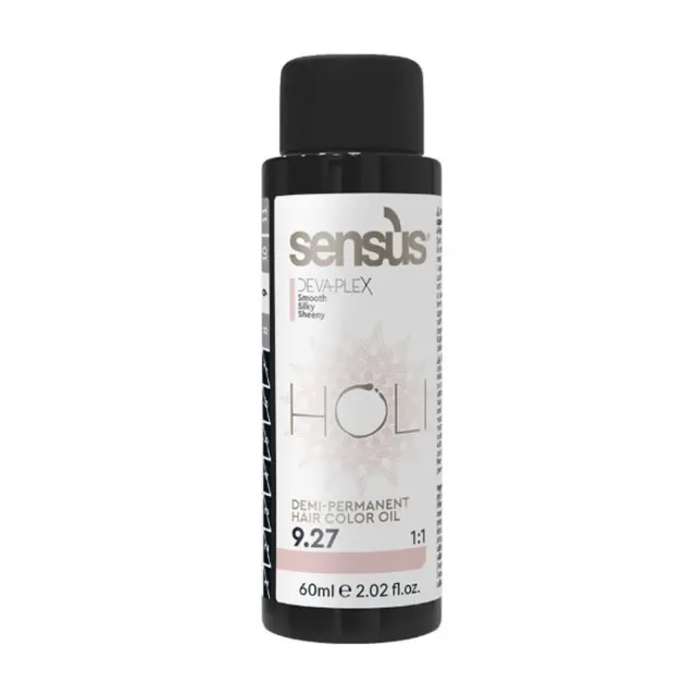 Holi-9.27 Ημι-Μόνιμη Βαφή - Very Light Biege Violet Blonde - Πολύ Ανοιχτό Ξανθό Μπεζ Βιολέ 60ml - Sensus