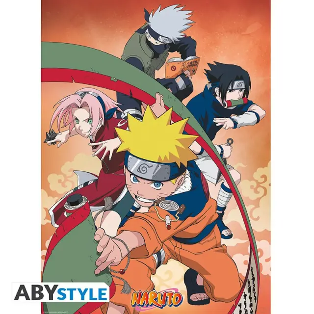NARUTO - Set 2 Chibi Posters - Team 7 (52x38) 2