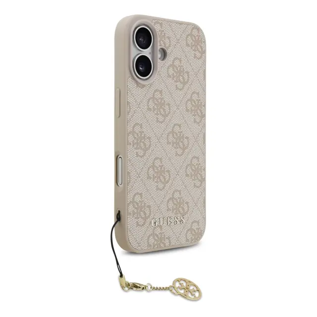 Guess 4G Charm MagSafe Case for iPhone 17 Tone on Tone Pink 3
