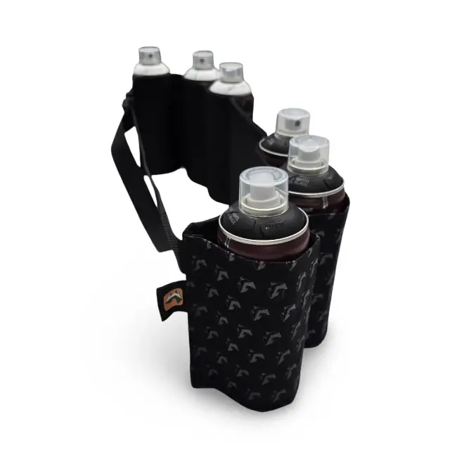3DeeMurals Graffiti Spray Can Belt – 6 Cans Premium 3
