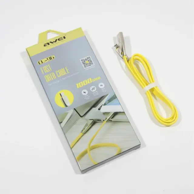 Micro USB ΚΑΛΩΔΙΟ 2.1A ΦΟΡΤΙΣΗΣ ΚΑΙ ΜΕΤΑΦΟΡΑΣ ΔΕΔΟΜΕΝΩΝ AWEI PH-CL-96 2