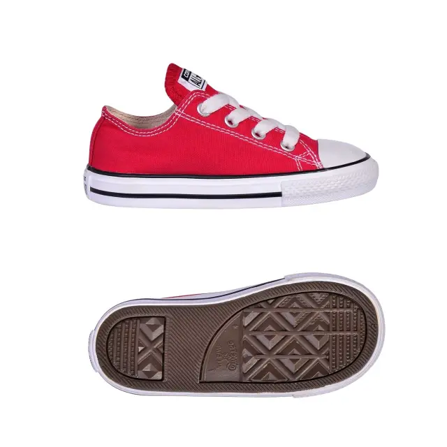 Converse Infant Unisex Chuck Taylor All Star OX Canvas Κόκκινο 7J236C (Converse) 2