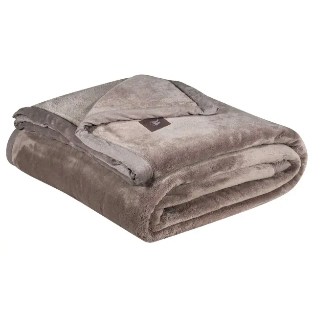 Κουβέρτα 220x240 King Size Βελουτέ Essential Greenwich Polo Club 3973 Dusty Lilac 100% Πολυέστερ 3
