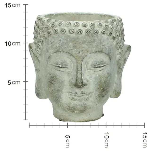 Κασπώ Γκρι Τσιμέντο 12.5x11.5x13.5cm 2