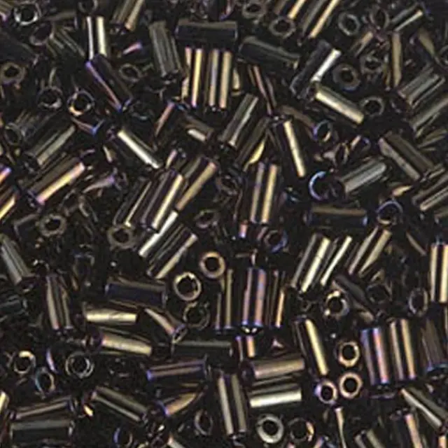 Χάντρα Miyuki Glass Bugles - 458 - Metallic Brown Iris 3mm - 10gr