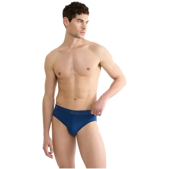 Sloggi Ανδρικό Slip SLG Base - Διπλό Πακέτο, Χρώμα Black Combination - S 2