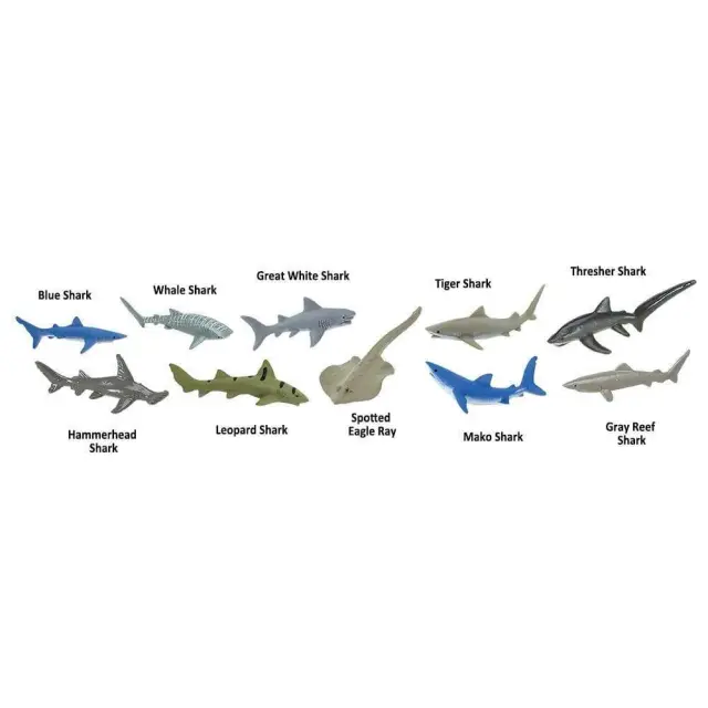 Safari Ltd Μινιατούρες Sharks TOOB Καρχαρίες (3+ ετών) 697104 2