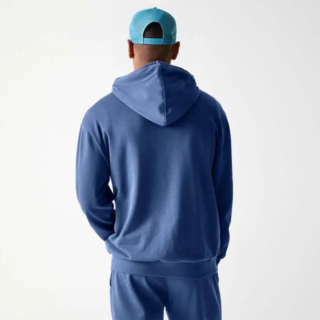 New Era Men's MLB Midi League Essentials Full-Zip Los Angeles Dodgers Hoodie Μπλε Σκούρο 60684258 (New Era) - Medium 3
