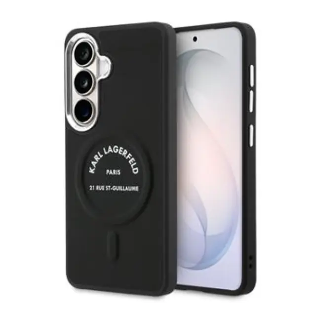 Karl Lagerfeld PU RSG Logo Magnetic Case for Samsung Galaxy S26 Black