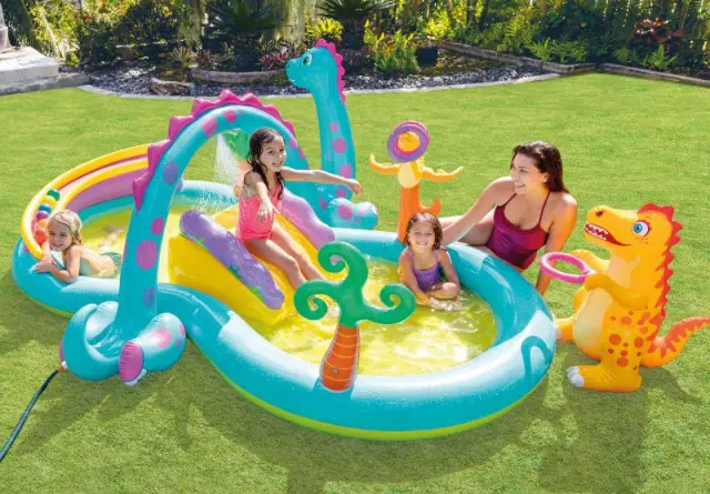 Intex Πισίνα Dinoland Play Center Πισίνα Ο Κόσμος του Δεινόσαυρου 302x229x112εκ, 2+ Χρ. 2