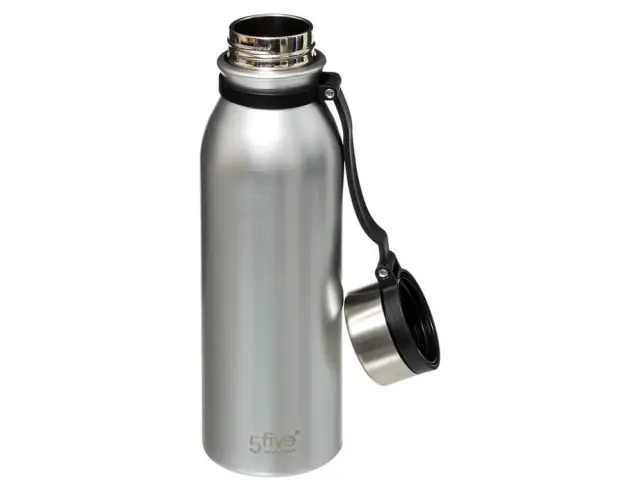 Μπουκάλι Θερμός 5five με λαβή, χωρητικότητα 600ml και διατήρηση θερμοκρασίας 6h ζεστό / 10h κρύο - Stainless Steel 179645 2
