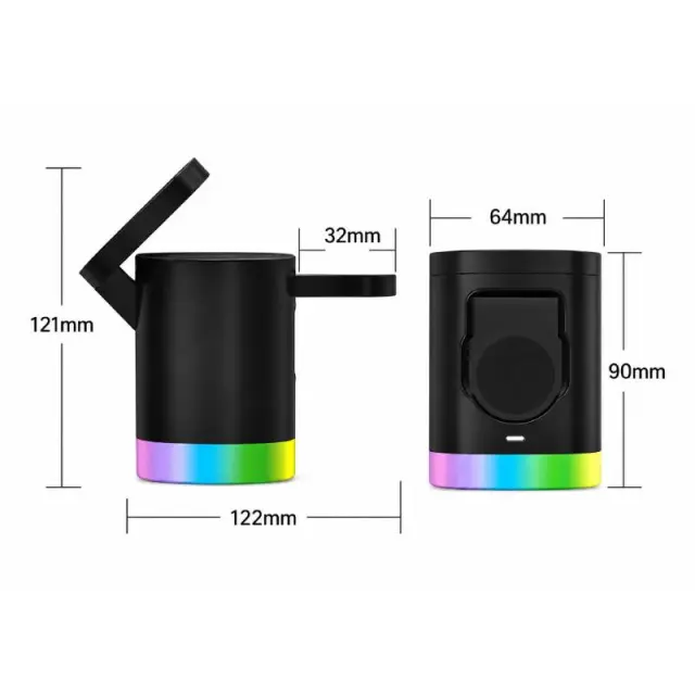 Andowl Φορτιστής Ασύρματης Φόρτισης 3 σε 1 MagSafe 20W Q-A63 - 3 in 1 Magnetic Fast Wireless Charger 0751217 3