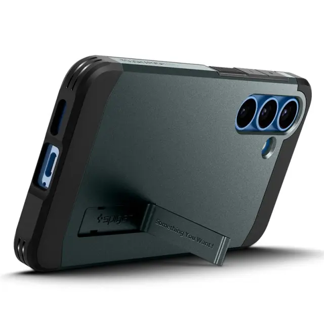 Spigen Tough Armor MagSafe, abyss green - Samsung Galaxy S25 2