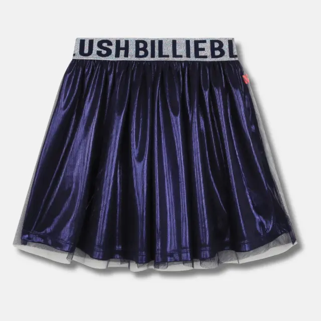Billieblush U13360 Παιδική Φούστα Μπλε με Glitter & Διάφανο Tulle – Κομψή Φούστα για Κορίτσια - 10 ετών