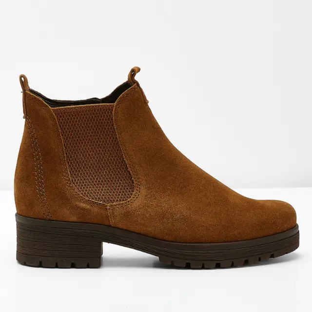 Gabor Μποτάκια Γυναικείο δέρμα Nubuck Καφέ GAB/72091 43-COGNAC - 37
