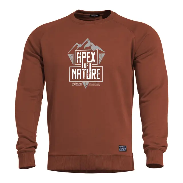 HAWK SWEATER "APEX OF NATURE" | K09019-AN 74-Maroon Red