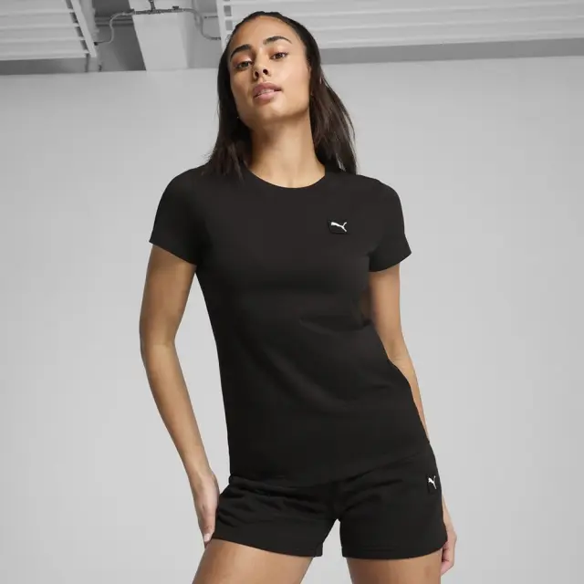 Puma Ess Elevated T-Shirt (685016-01) - Μαύρο - XS