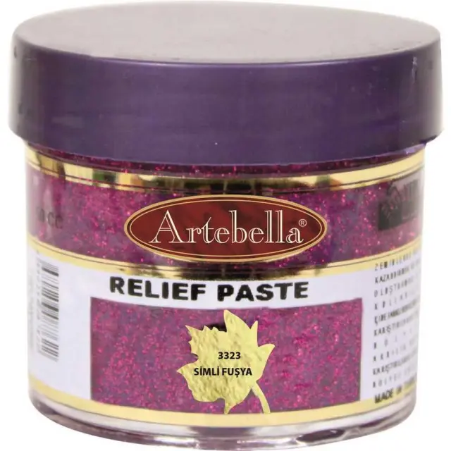 Artebella Γκλίτερ Πάστα Relief - 3323 Fuchsia - 50ml
