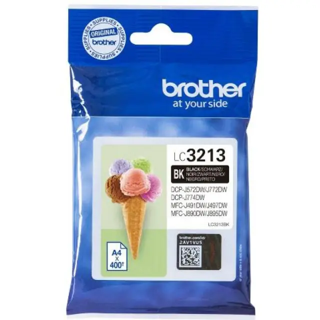 Brother Μελάνι Inkjet LC-3213BK Black (LC-3213BK) (BRO-LC-3213BK)