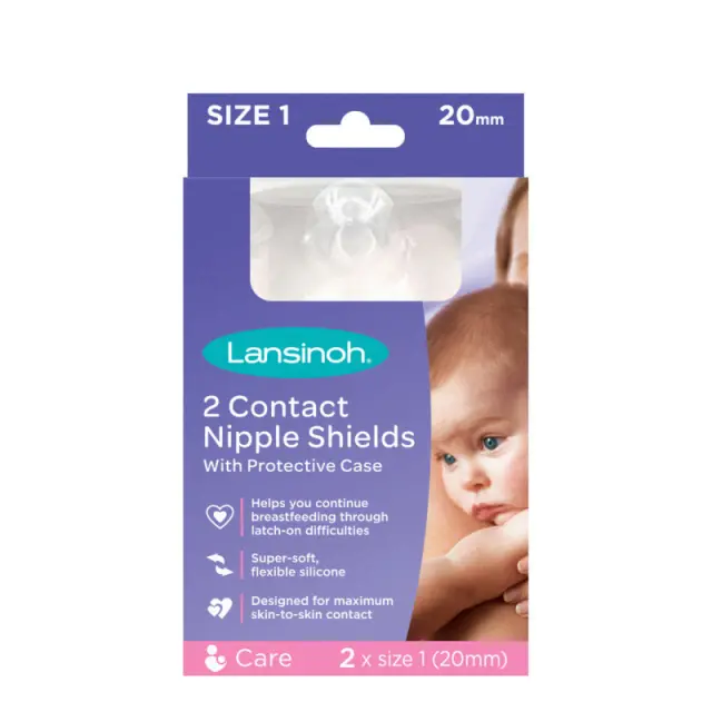 Lansinoh Ψευδοθηλές Σιλικόνης Contact Nipple Shields 2τμχ. 20mm LANS-NSH-20