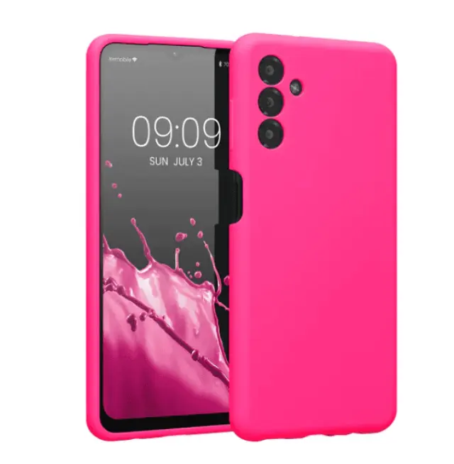 KW Θήκη Rubberized Back Cover Σιλικόνης για Samsung Galaxy A13 5G / A04S - Neon Pink