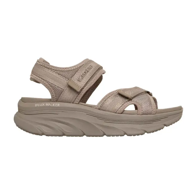 Skechers D'Lux Walker Sandal Grey 163585/TPE - 38