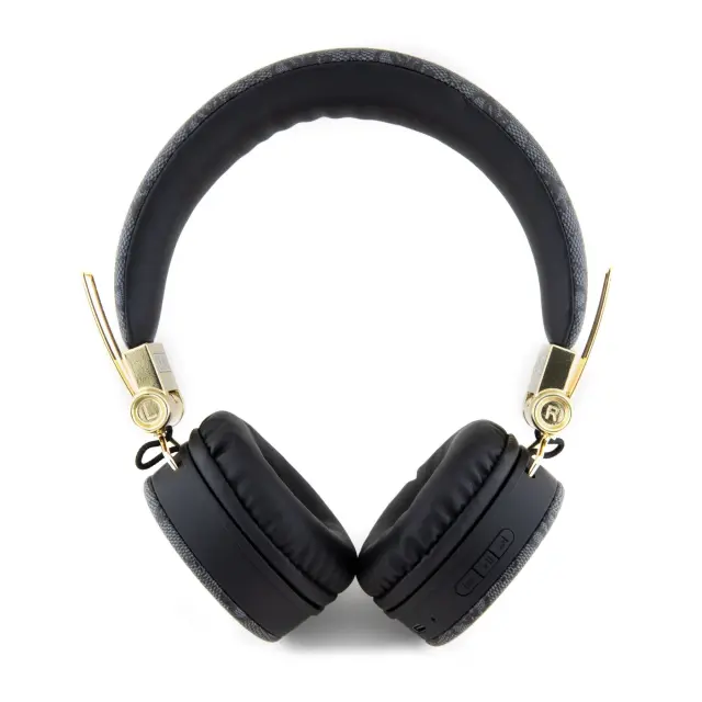Guess PU Leather 4G Metal Logo Wireless Headphone Black 3