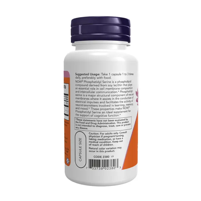 Now Foods Phosphatidyl Serine 100MG 3