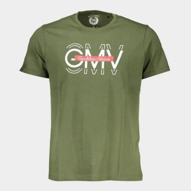 T-Shirt Gian Marco Venturi AU00781 Πράσινο - 2XL