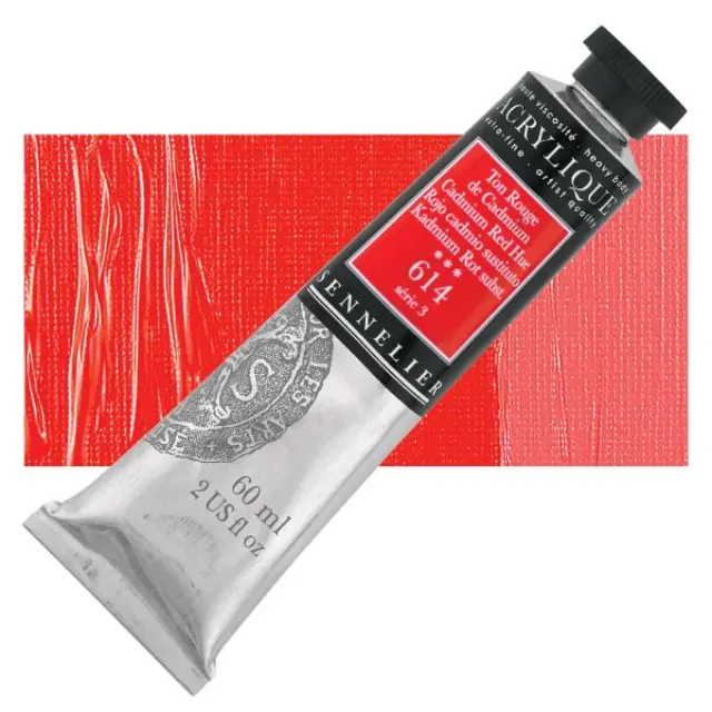Ακρυλικό Sennelier Extra Fine - 614 Cadmium Red Hue S3 - 60ml